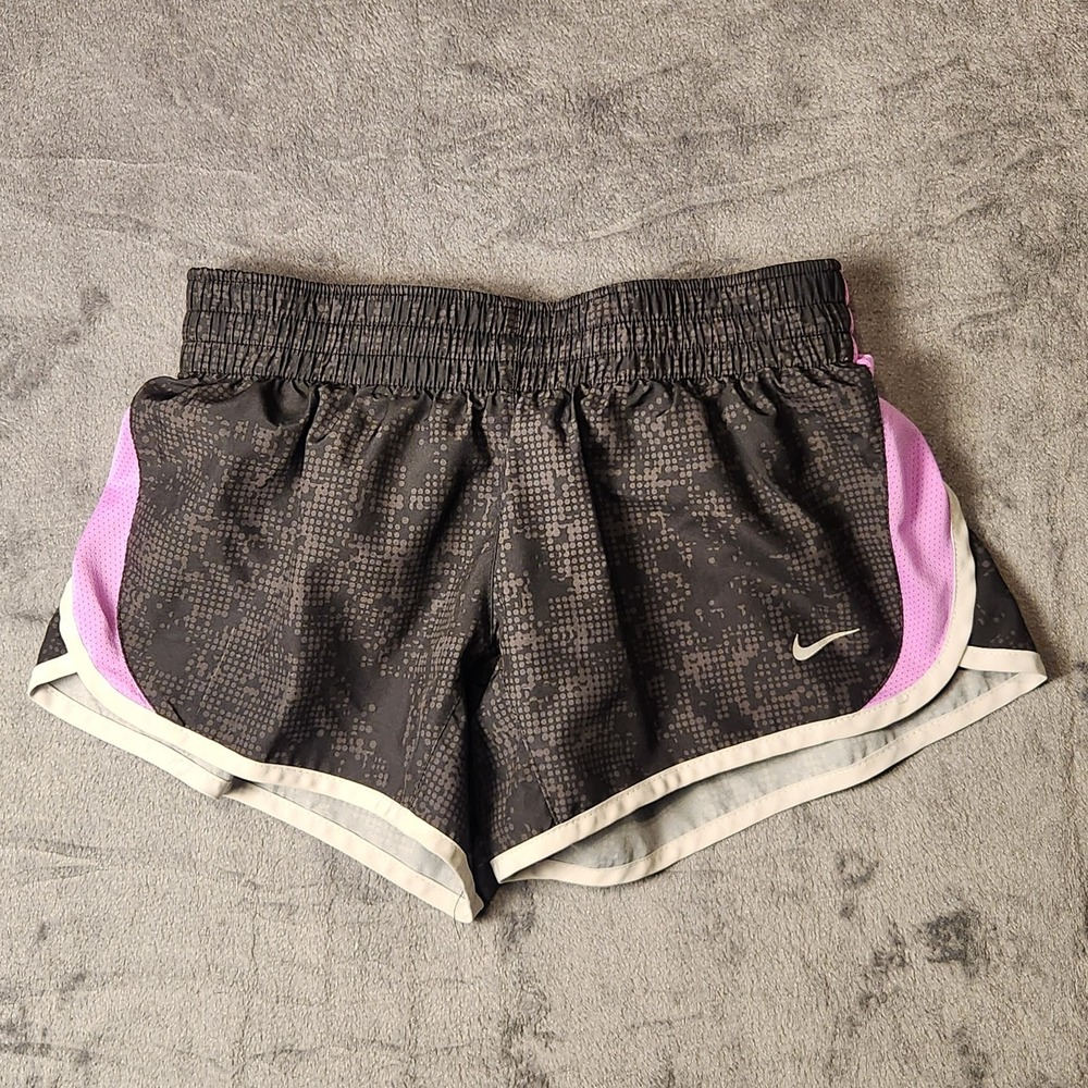 Nike Dri-Fit Tempo Luxe Running Shorts Women's Size Medium Pink Lined DQ6673